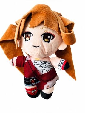 Anime Plush Doll Chibi Character Red Outfit Cute 8” Hanging Strap Japan Style